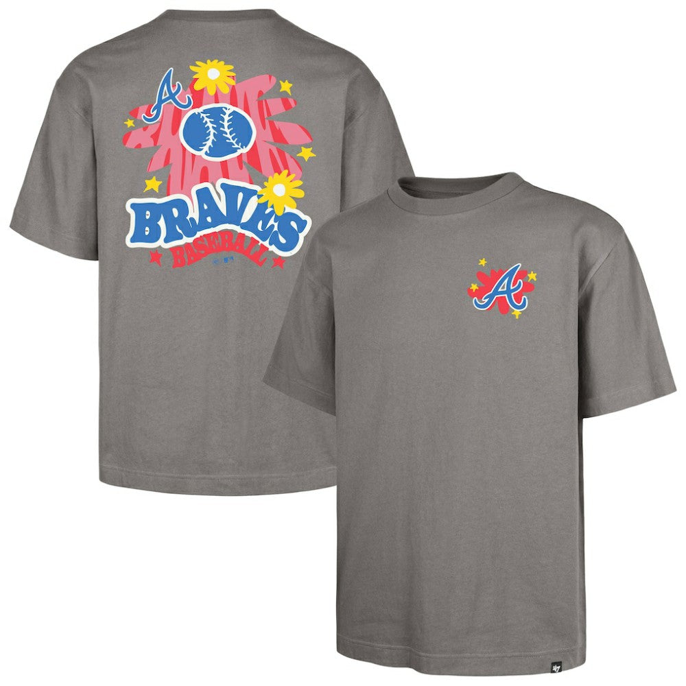 Atlanta Braves '47 Flora Foundation T-Shirt - Gray T-shirts