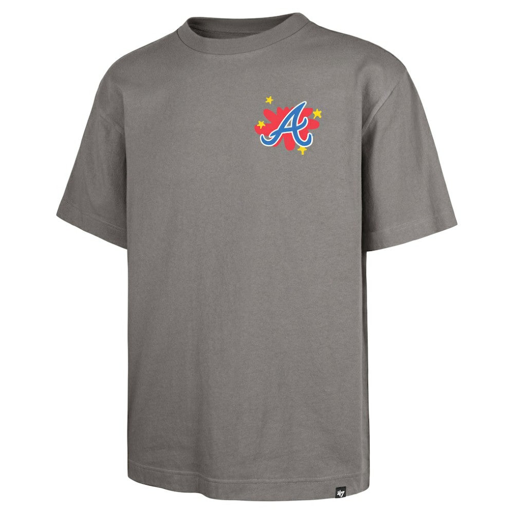 Atlanta Braves '47 Flora Foundation T-Shirt - Gray T-shirts