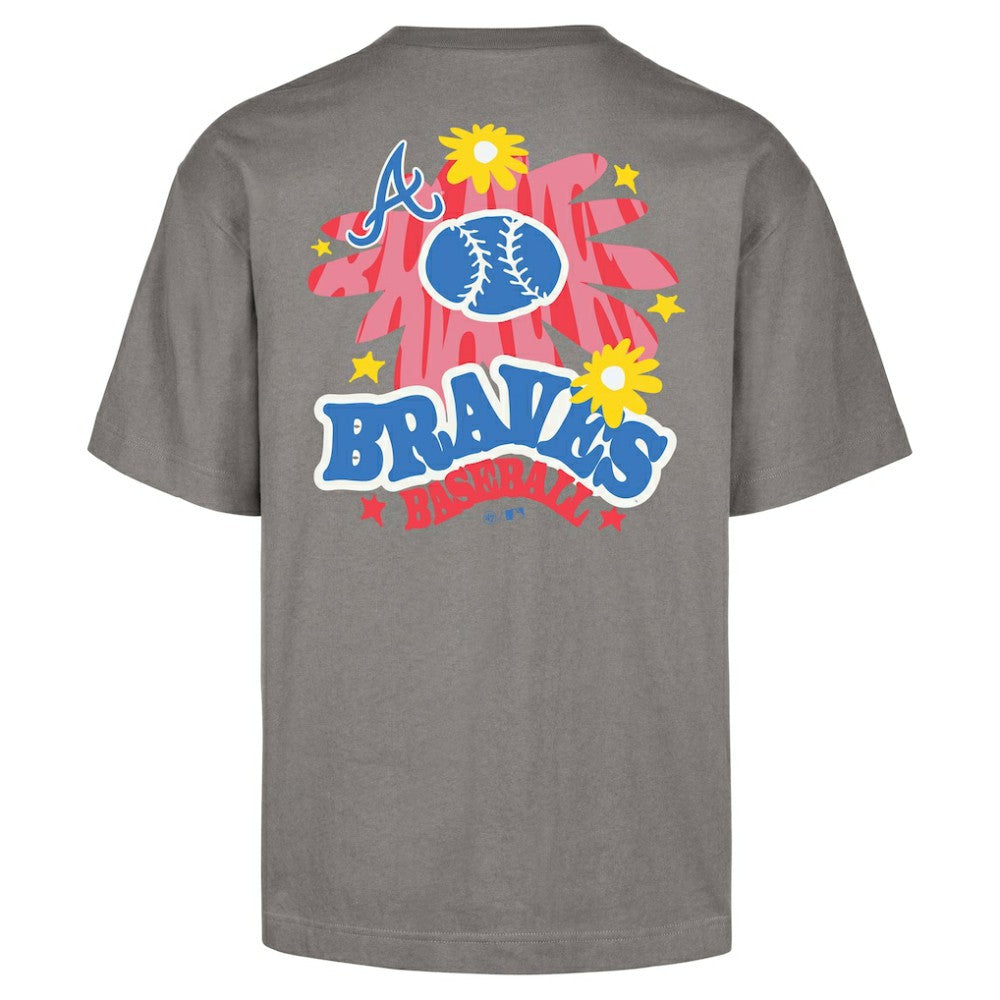 Atlanta Braves '47 Flora Foundation T-Shirt - Gray T-shirts