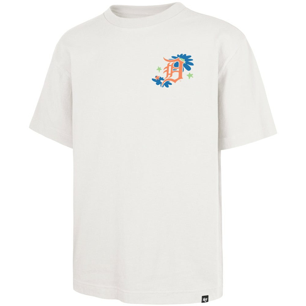 Detroit Tigers '47 Flora Foundation T-Shirt - Cream T-shirts