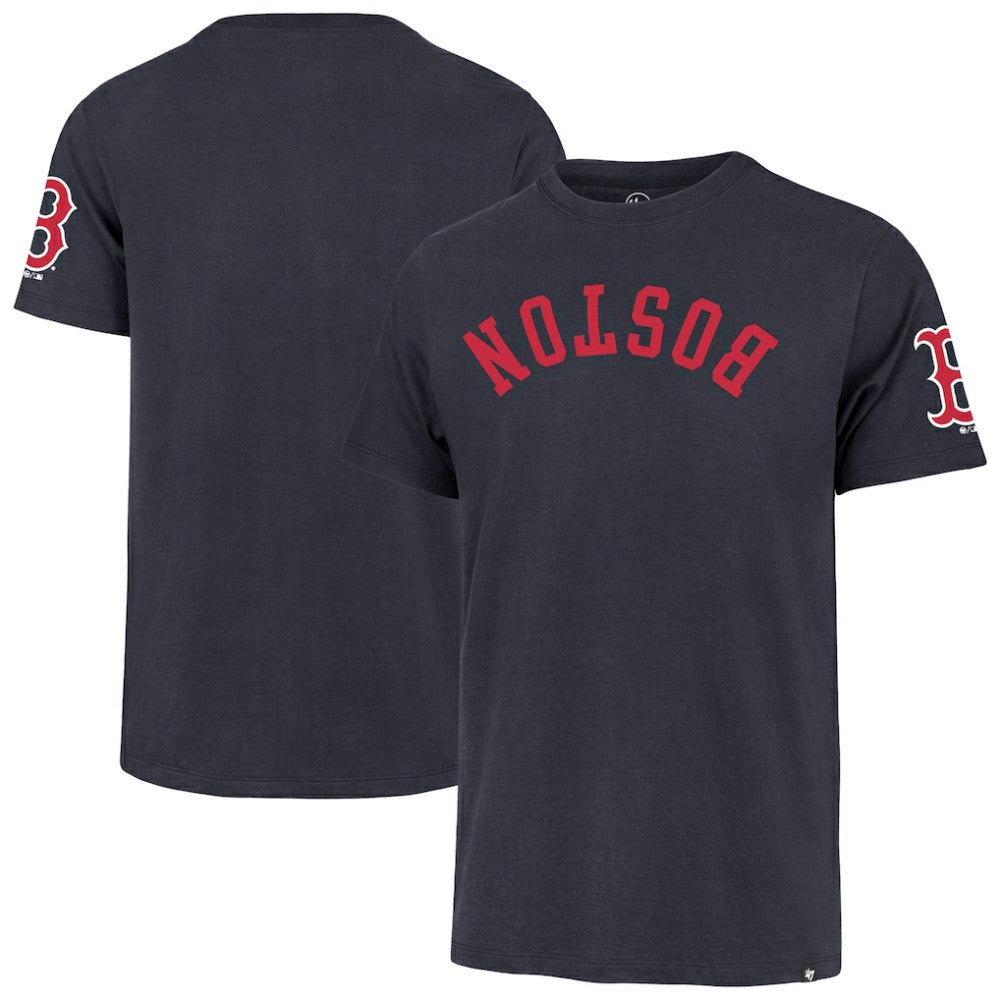 Boston Red Sox '47 Upside Down Two-Peat Franklin T-Shirt - Navy T-shirts