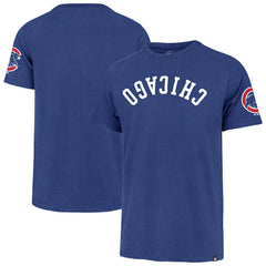 Chicago Cubs '47 Upside Down Two-Peat Franklin T-Shirt - Royal T-shirts