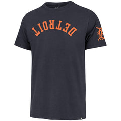 Detroit Tigers '47 Upside Down Two-Peat Franklin T-Shirt - Navy T-shirts