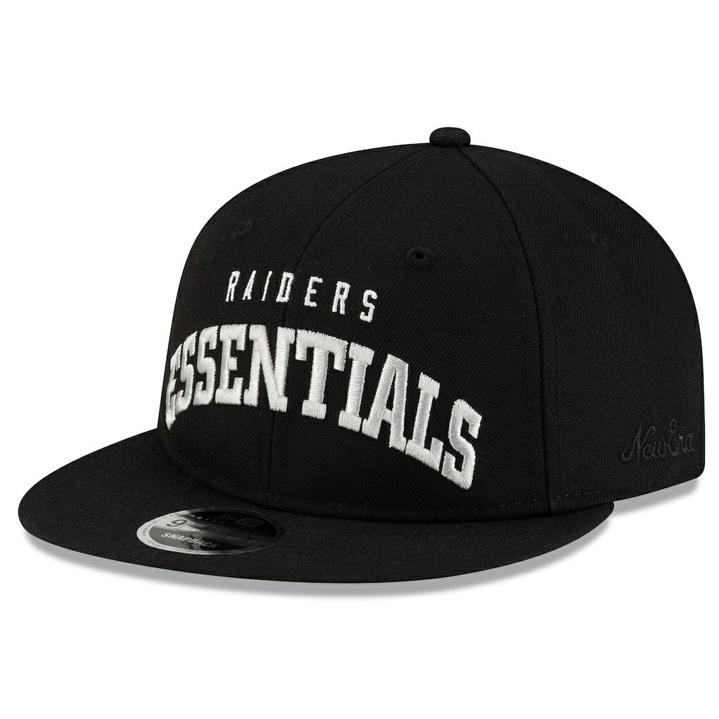 Las Vegas Raiders New Era x Fear of God x NFL 9FIFTY Snapback Hat Black