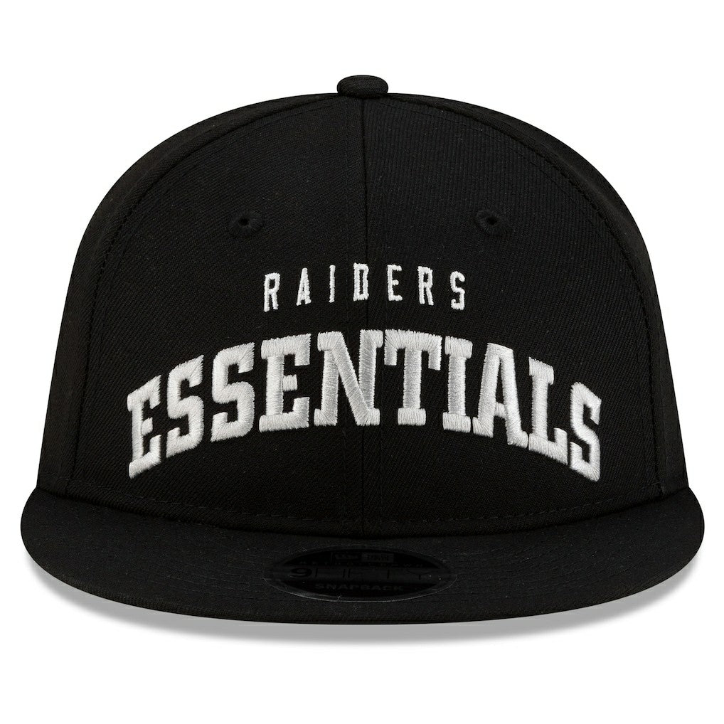 Las Vegas Raiders New Era x Fear of God x NFL 9FIFTY Snapback Hat Black
