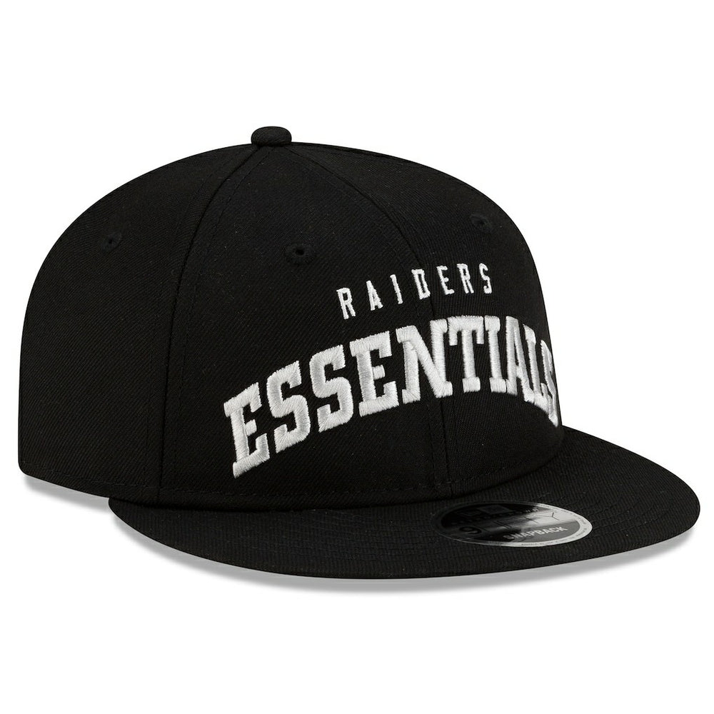 Las Vegas Raiders New Era x Fear of God x NFL 9FIFTY Snapback Hat Black
