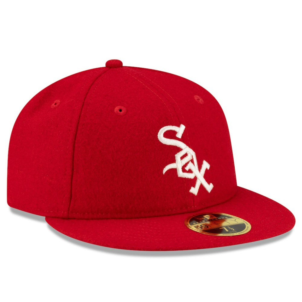 Chicago White Sox New Era x Fear of God x MLB Wool 59FIFTY Fitted Hat - Red Hats