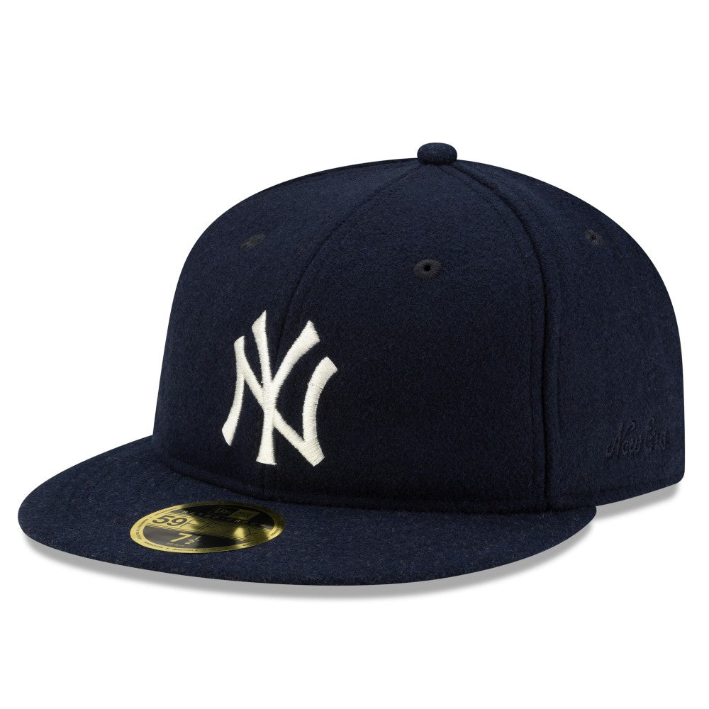 New York Yankees New Era x Fear of God x MLB Wool 59FIFTY Fitted Hat - Navy Hats