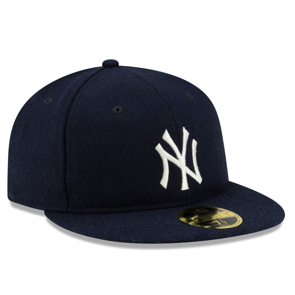 New York Yankees New Era x Fear of God x MLB Wool 59FIFTY Fitted Hat - Navy Hats