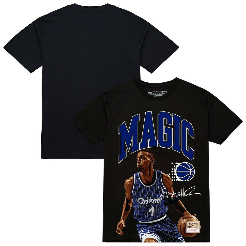 Penny Hardaway Orlando Magic Hardwood Classics Player Arch T-Shirt Black