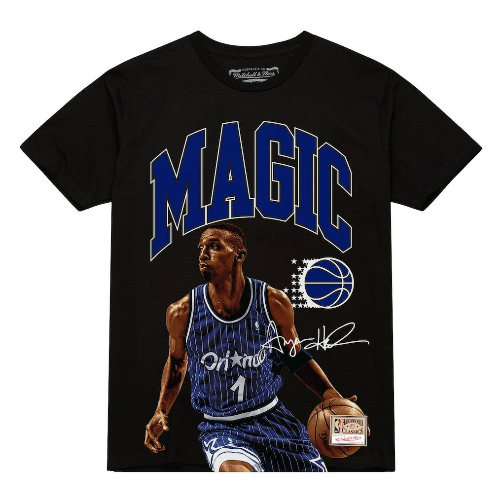Penny Hardaway Orlando Magic Hardwood Classics Player Arch T-Shirt Black