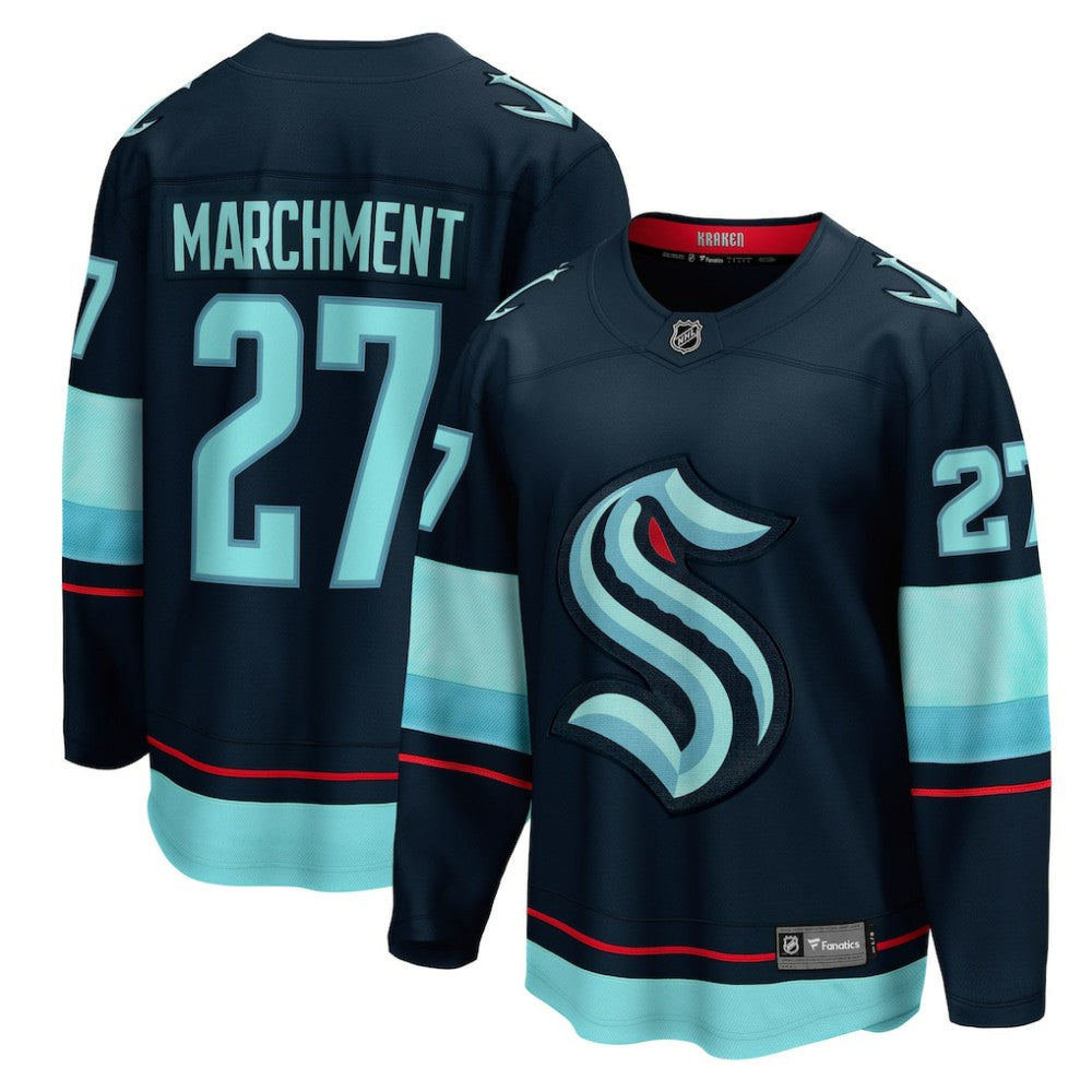NHL Mason Marchment Seattle Kraken Fanatics Home Breakaway Jersey - Deep Sea Blue