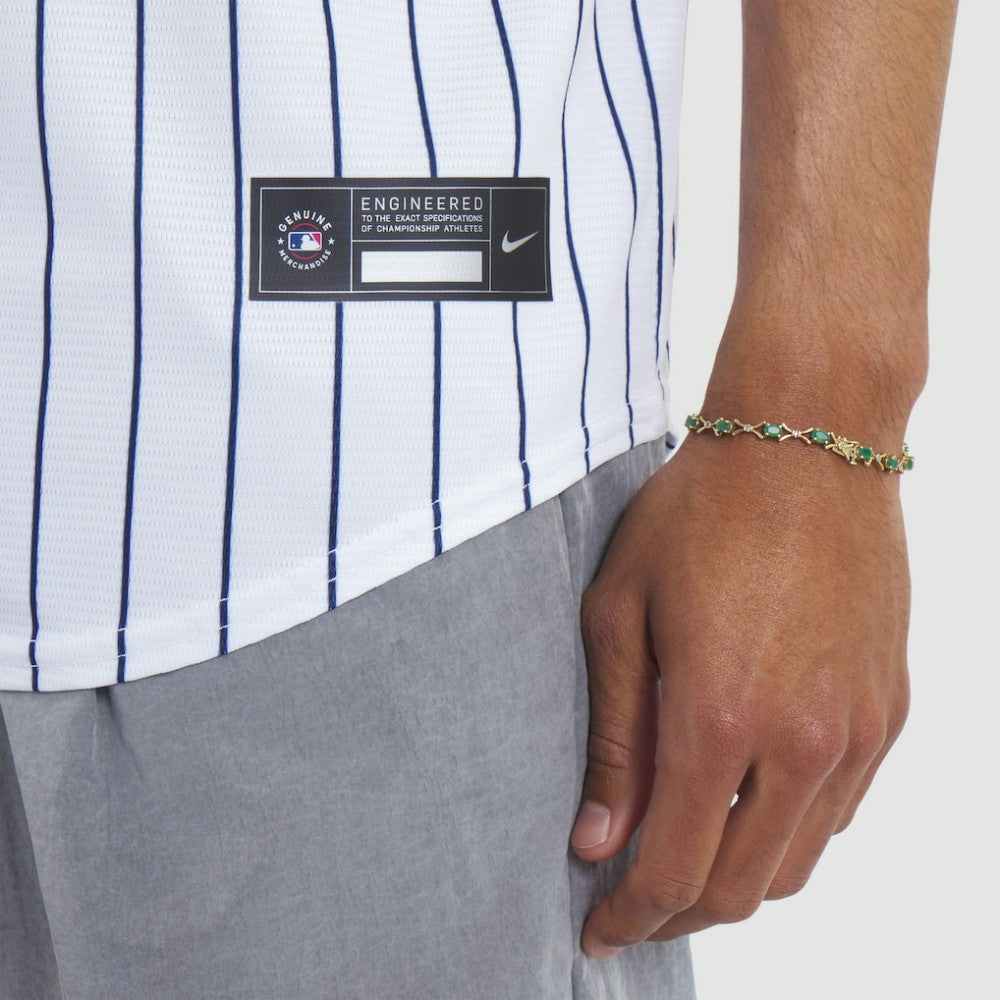 CC Sabathia New York Yankees Nike 2025 Baseball Hall of Fame Name & Number Retired Replica Jersey - White Jerseys