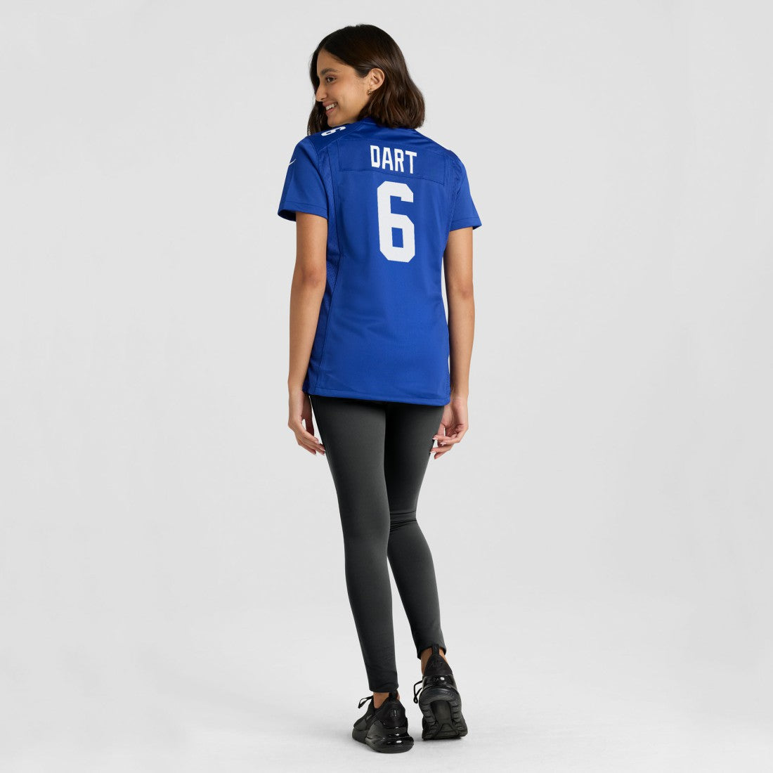 Jaxson Dart New York Giants Women's Team Game Jersey Royal