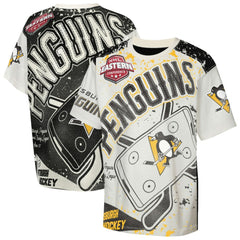 NHL Pittsburgh Penguins Outerstuff Youth Top Player T-Shirt - Cream