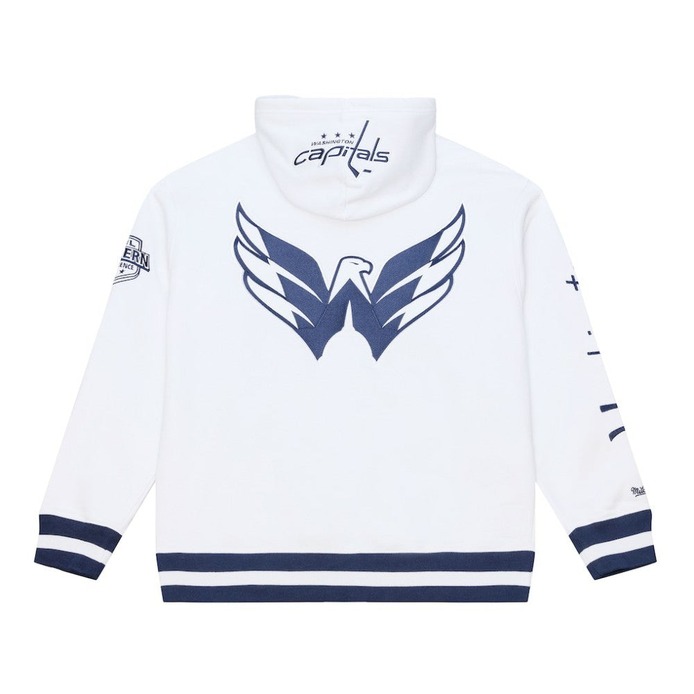 NHL Washington Capitals Mitchell & Ness Arctic Fleece Hoodie - White