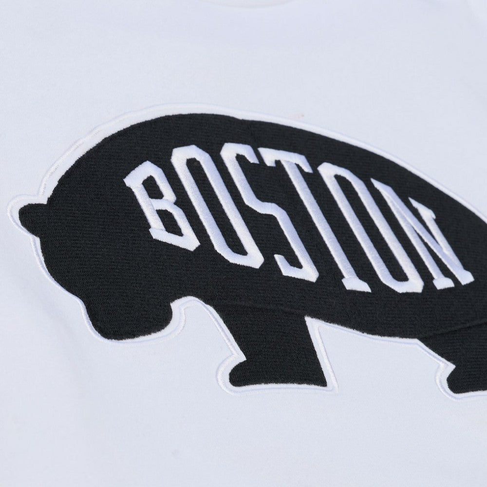 NHL Boston Bruins Mitchell & Ness Arctic Fleece Hoodie - White