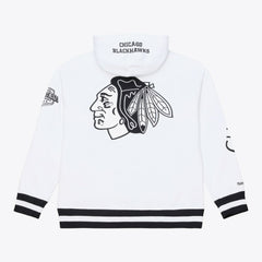 NHL Chicago Blackhawks Mitchell & Ness Arctic Fleece Hoodie - White