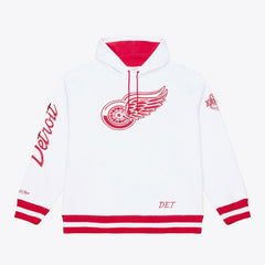 NHL Detroit Red Wings Mitchell & Ness Arctic Fleece Hoodie - White