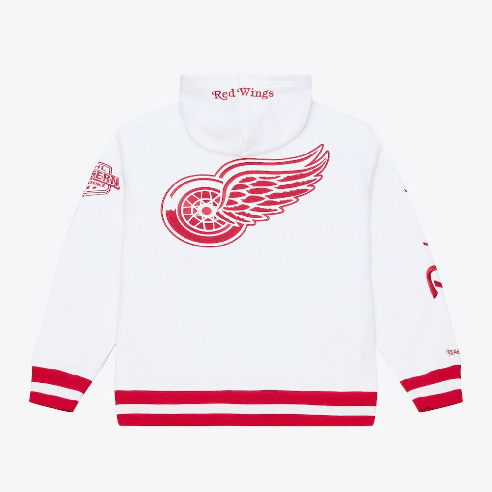 NHL Detroit Red Wings Mitchell & Ness Arctic Fleece Hoodie - White