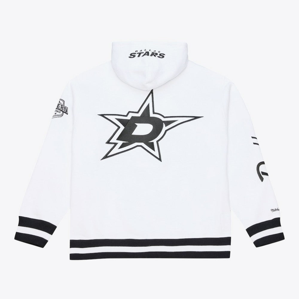 NHL Dallas Stars Mitchell & Ness Arctic Fleece Hoodie - White
