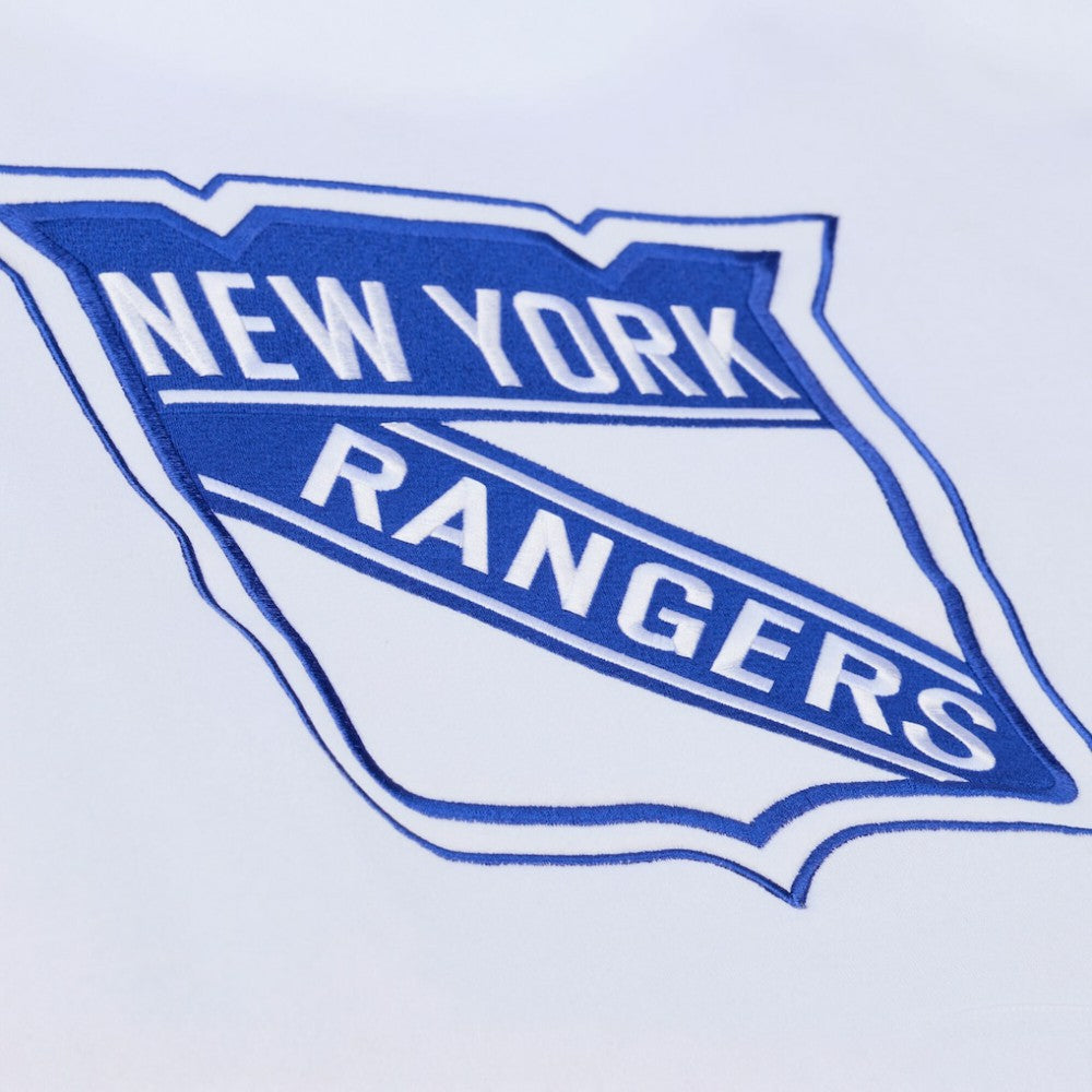 NHL New York Rangers Mitchell & Ness Arctic Fleece Hoodie - White