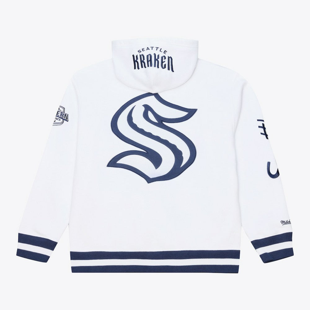 NHL Seattle Kraken Mitchell & Ness Arctic Fleece Hoodie - White