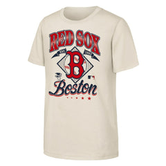Boston Red Sox Outerstuff Youth Triple Hit T-Shirt - Natural T-shirts