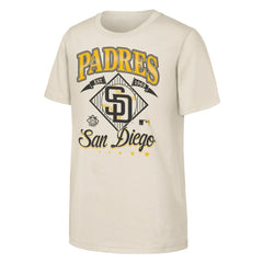 San Diego Padres Outerstuff Youth Triple Hit T-Shirt - Natural T-shirts