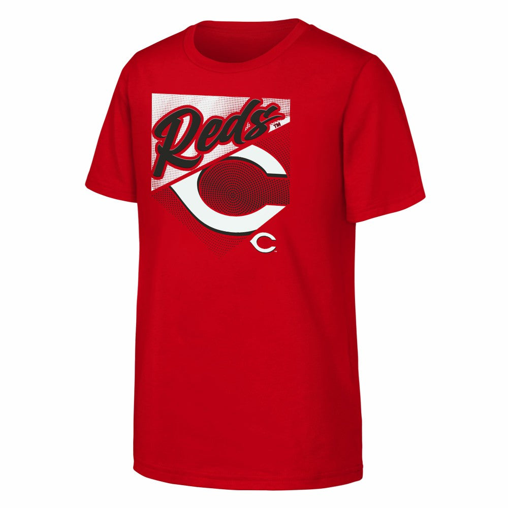 Cincinnati Reds Outerstuff Youth Prime Plate T-Shirt - Red T-shirts