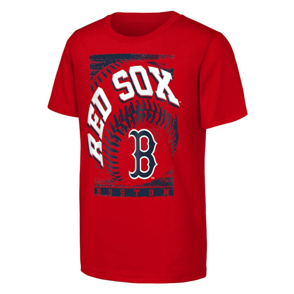 Boston Red Sox Outerstuff Youth Speed Pitch T-Shirt - Red T-shirts