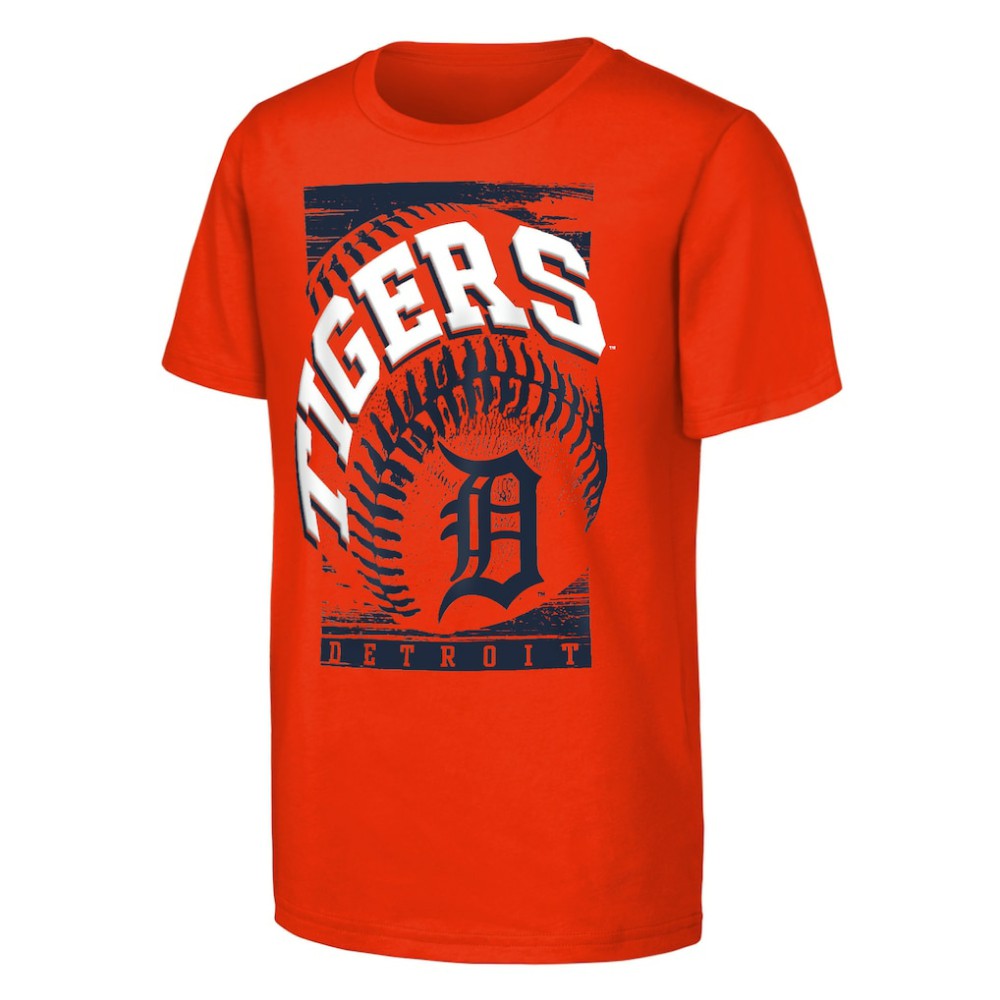 Detroit Tigers Outerstuff Youth Speed Pitch T-Shirt - Orange T-shirts