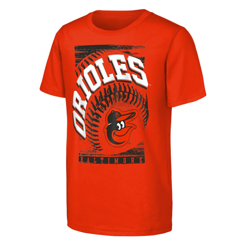 Baltimore Orioles Outerstuff Youth Speed Pitch T-Shirt - Orange T-shirts