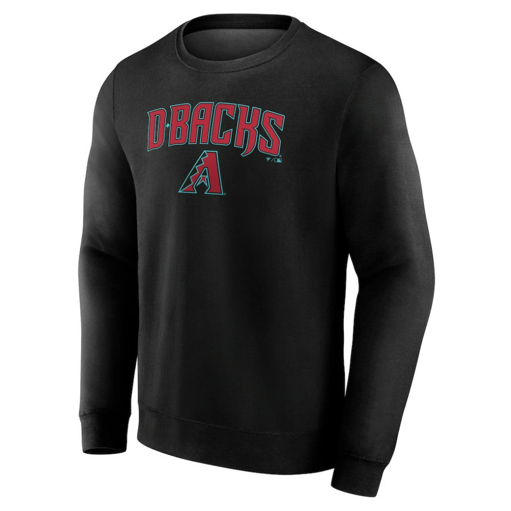 Arizona Diamondbacks Team Lockup Sweatshirt - Black Sweatshirts