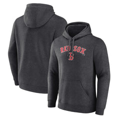 Boston Red Sox Team Lockup Hoodie - Charcoal Hoodies