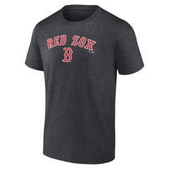 Boston Red Sox Team Lockup T-Shirt - Charcoal T-shirts