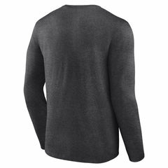 Cincinnati Reds Team Lockup Long Sleeve T-Shirt - Charcoal T-shirts