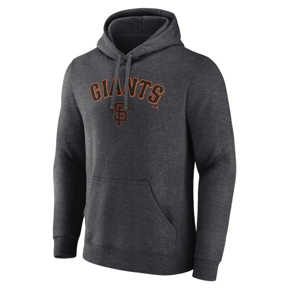 San Francisco Giants Team Lockup Hoodie - Charcoal Hoodies