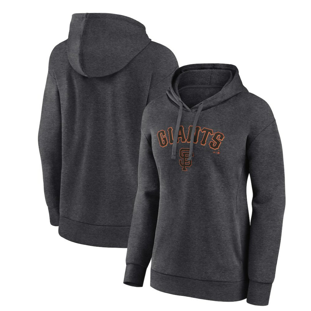 San Francisco Giants Women's Team Lockup Hoodie - Charcoal Hoodies