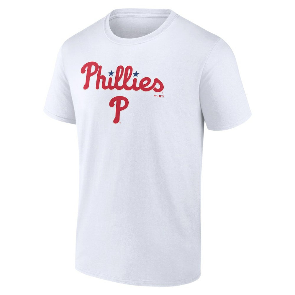 Philadelphia Phillies Team Lockup T-Shirt - White T-shirts