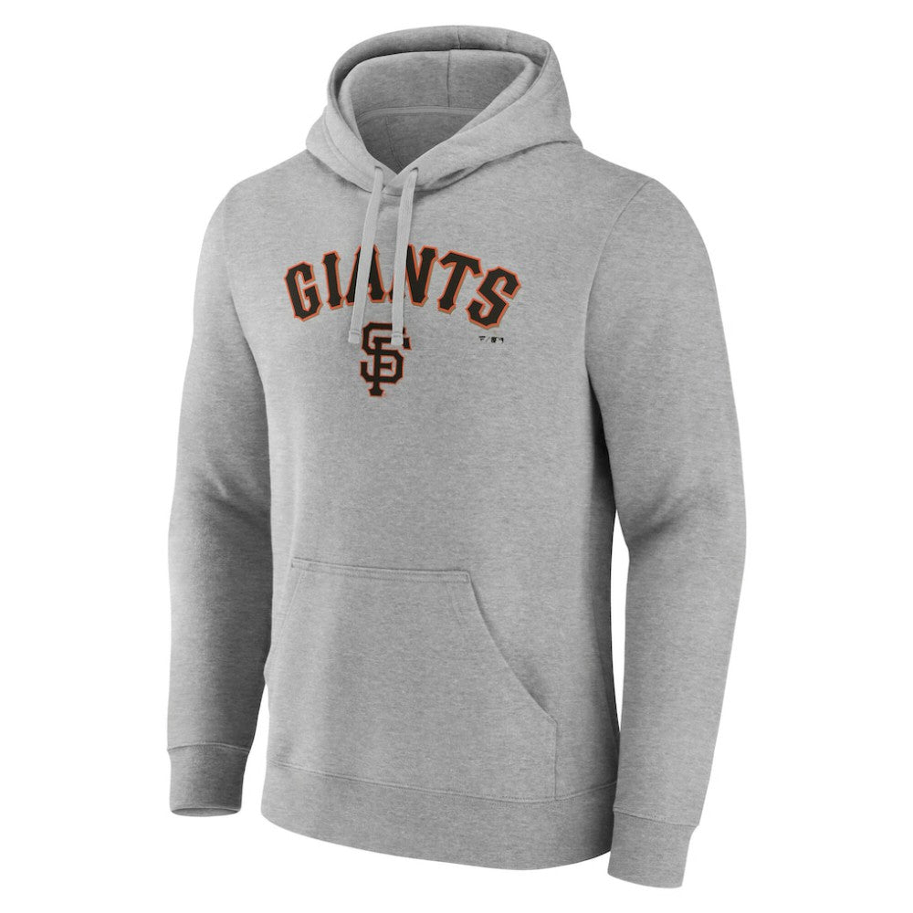 San Francisco Giants Team Lockup Hoodie - Gray Hoodies