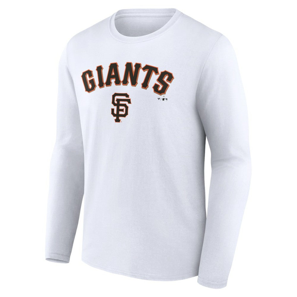 San Francisco Giants Team Lockup Long Sleeve T-Shirt - White T-shirts