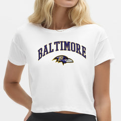 Baltimore Ravens lululemon Women's Cates T-Shirt White
