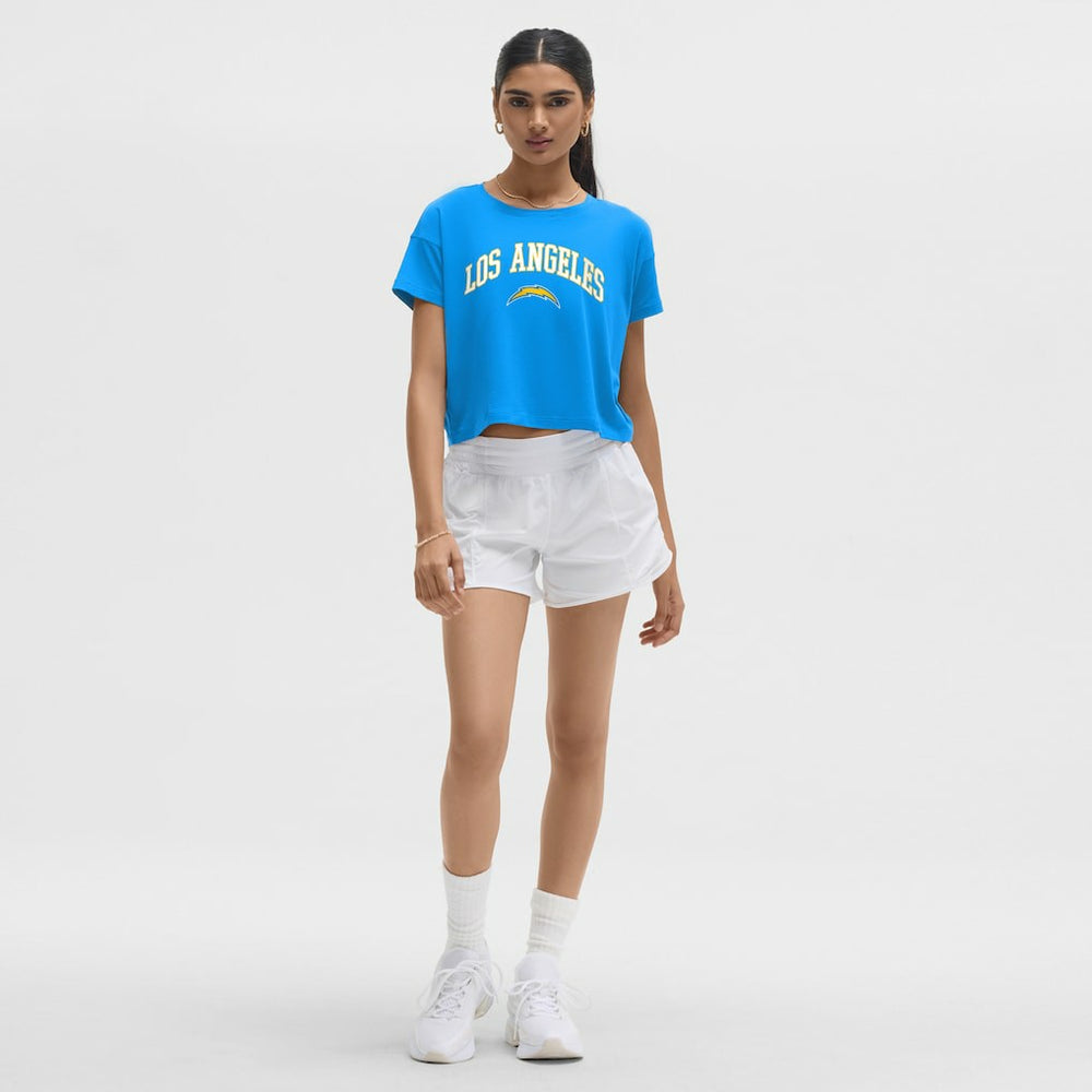 Los Angeles Chargers lululemon Women's Cates T-Shirt Beaming Blue