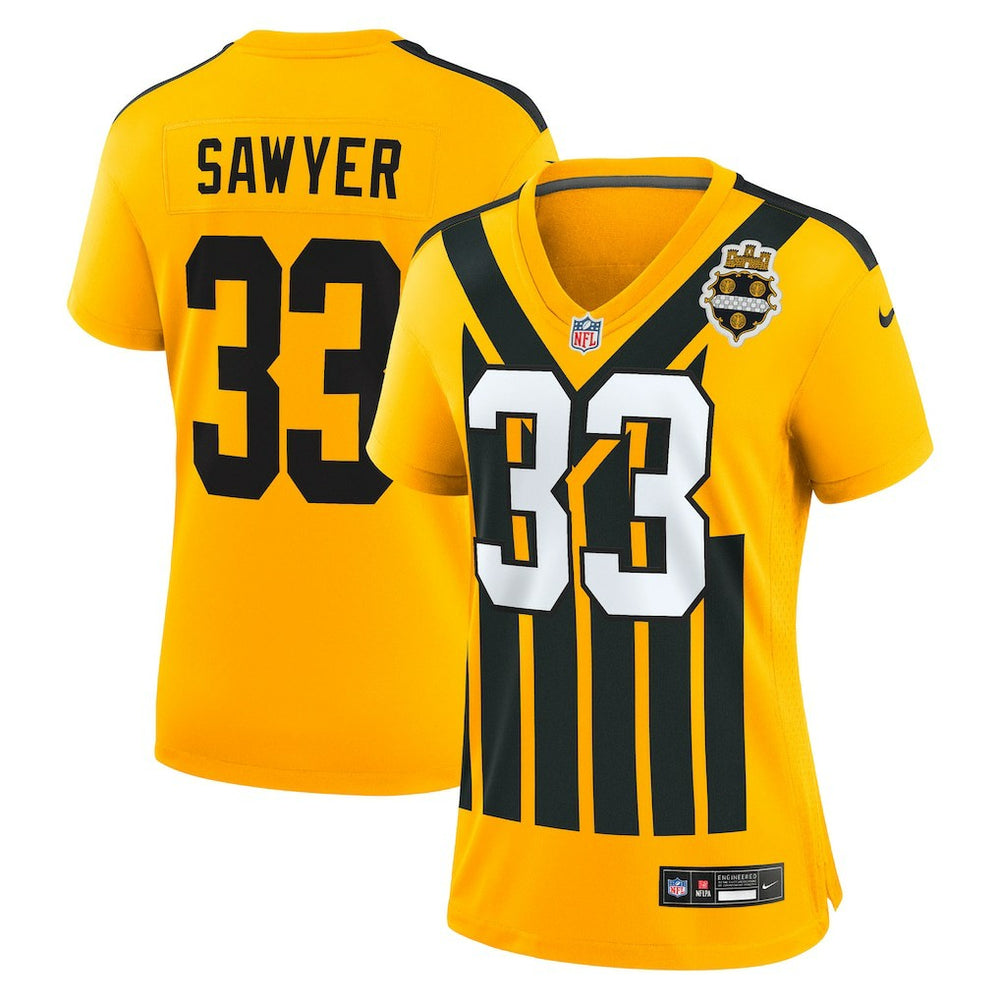 Jack Sawyer Pittsburgh Steelers Women's Alternate Game Jersey Gold