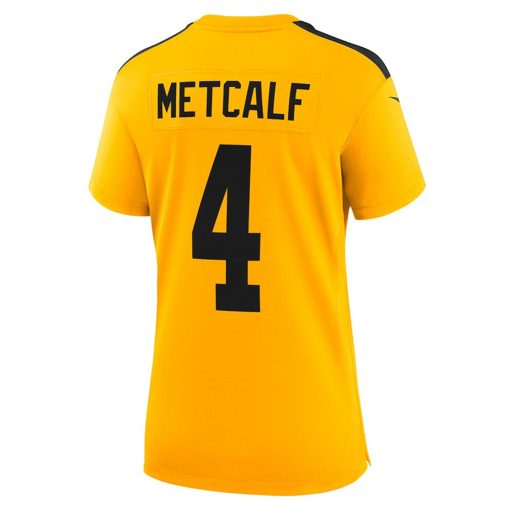 DK Metcalf Pittsburgh Steelers Women's Alternate 1933 Throwback Game Jersey Gold