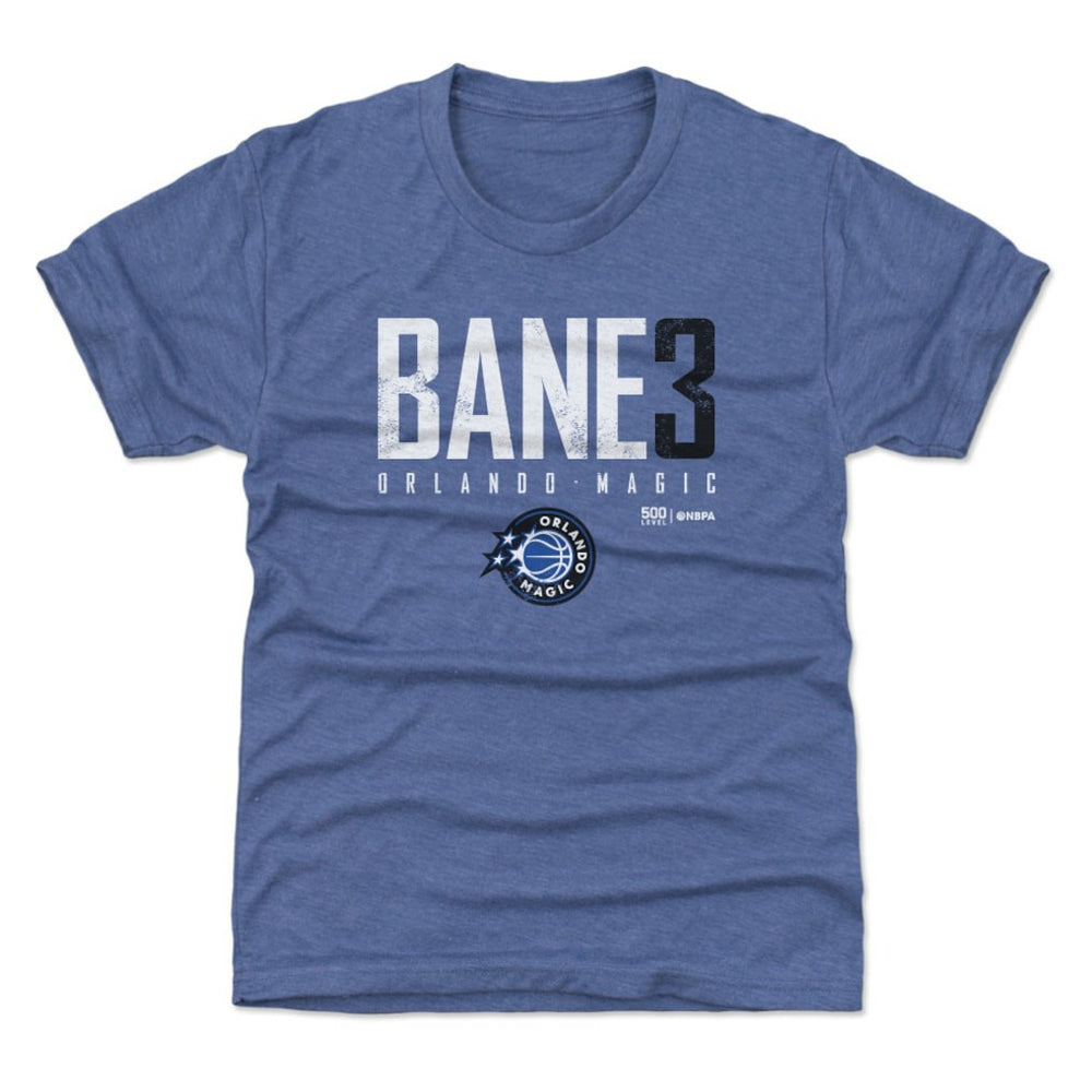 Desmond Bane Orlando Magic 500 Level Youth Elite Name & Number T-Shirt Heather Royal
