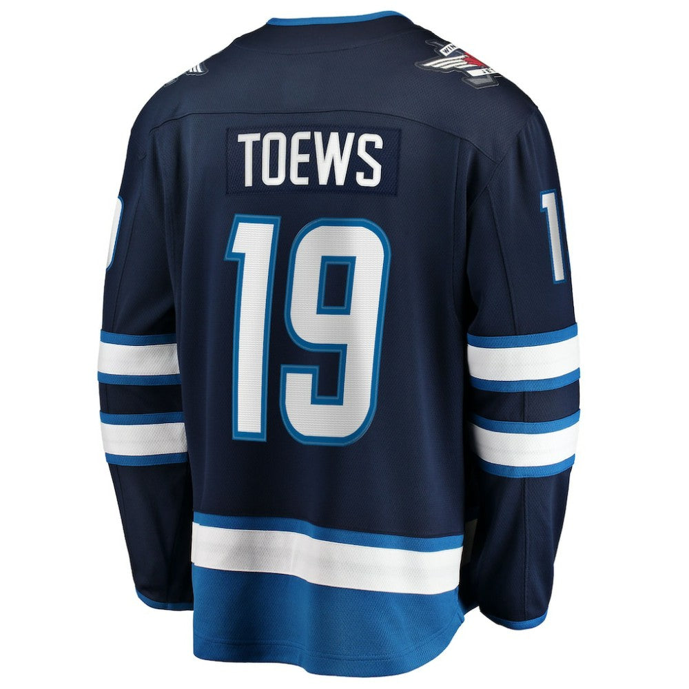 NHL Jonathan Toews Winnipeg Jets Fanatics Home Breakaway Jersey - Navy