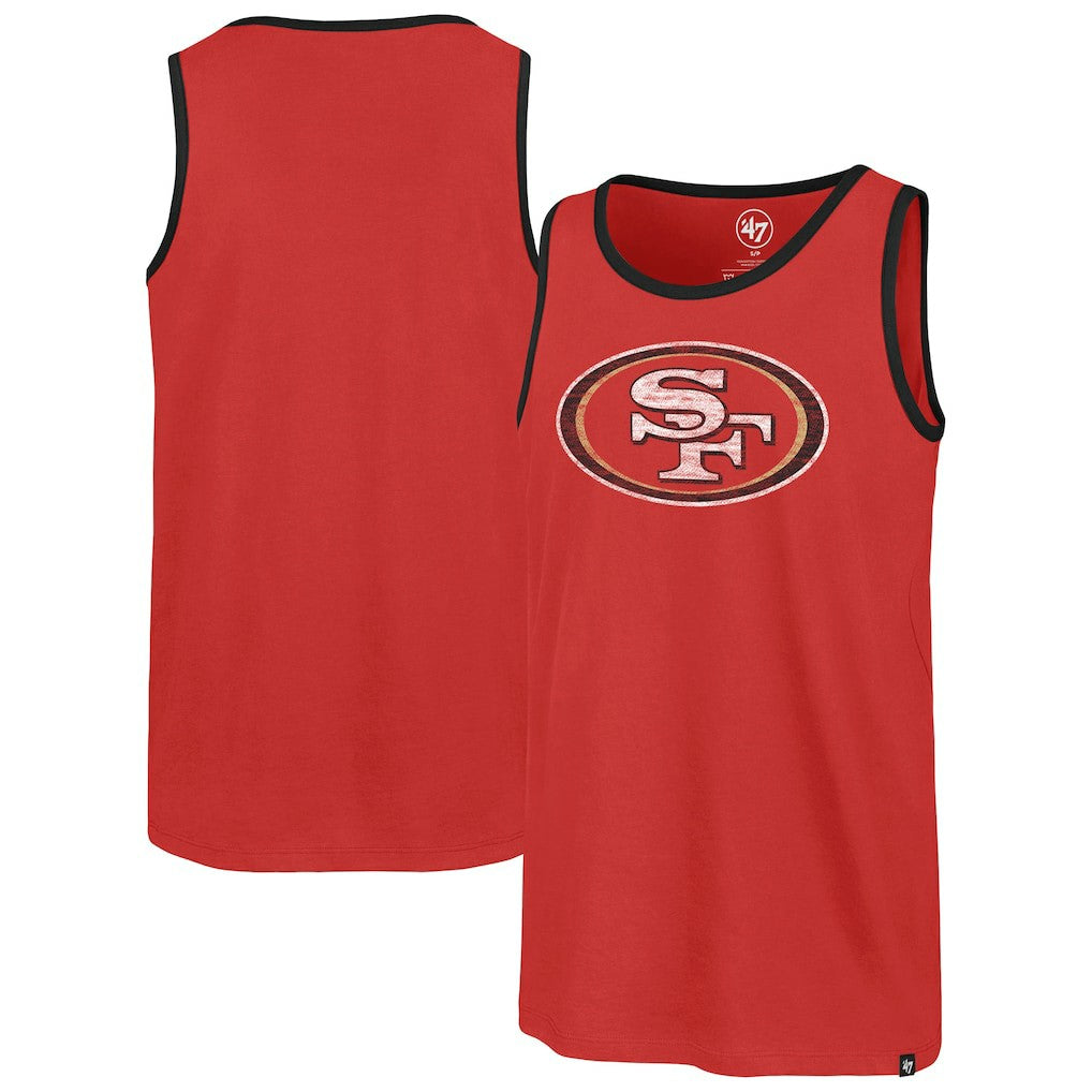 San Francisco 49ers '47 Premier Franklin Tank Top Scarlet