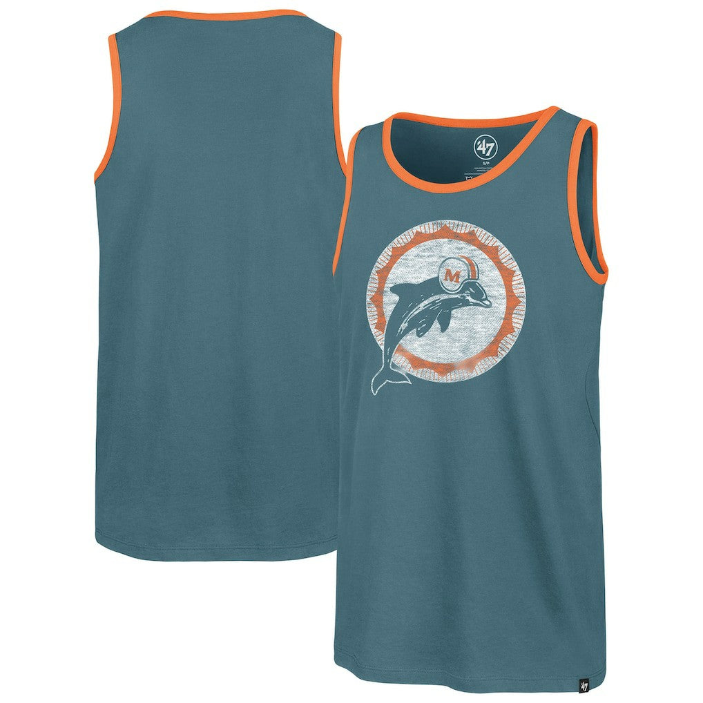 Miami Dolphins '47 Premier Franklin Tank Top Aqua